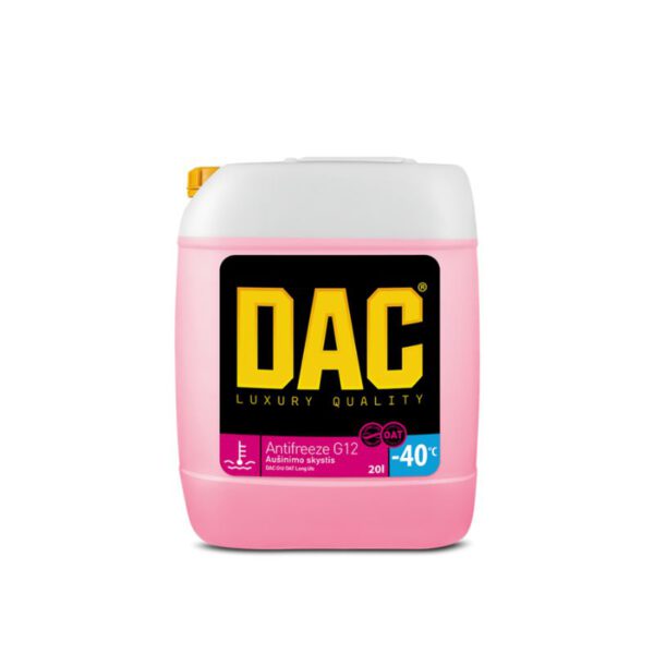 Koelvloeistof DAC G12 OAT met lange levensduur (20L)